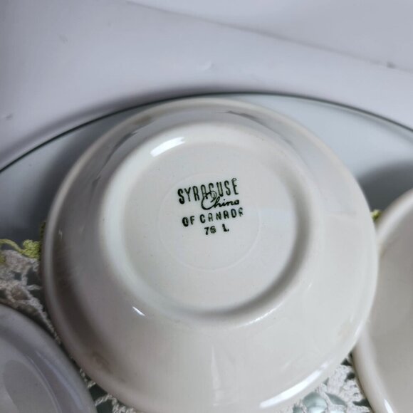 Vandesca Small Bowls Syracuse China Set of 5 Dessert Dishes Restaurant Ware - Picture 8 of 10